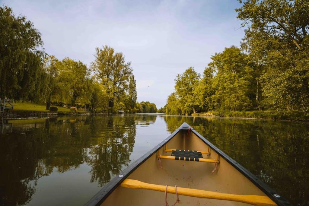 Le Chalet Du Bout Du Monde, En Bord De Riviere ! Grez-sur-Loing 외부 사진