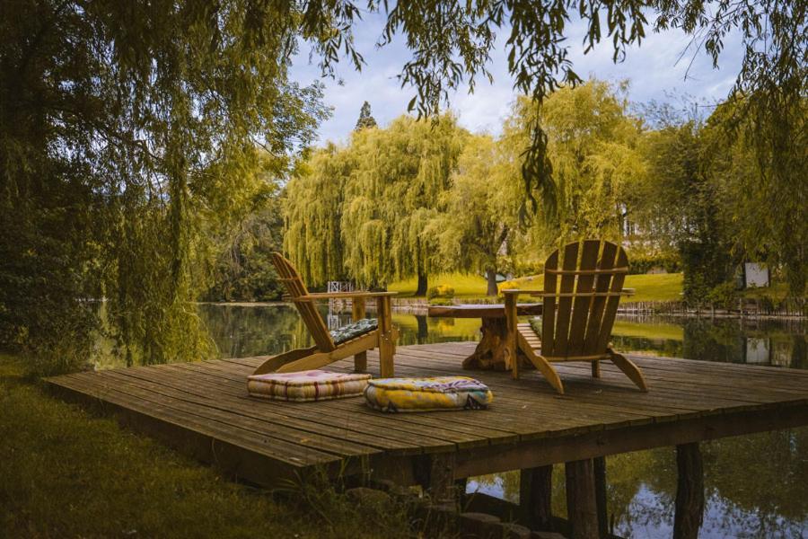 Le Chalet Du Bout Du Monde, En Bord De Riviere ! Grez-sur-Loing 외부 사진